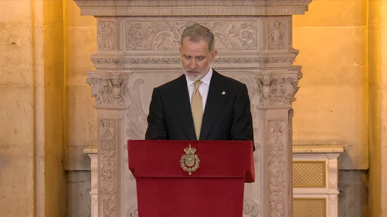 El discurso del rey Felipe VI ante el papa El discurso del rey Felipe VI ante el papa