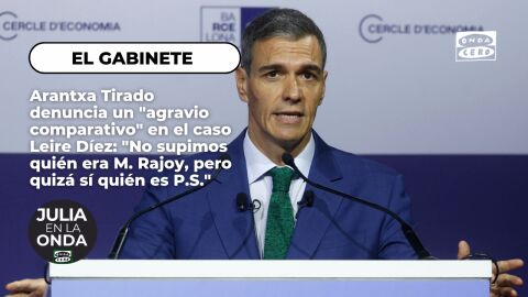 El presidente del Gobierno, Pedro Sánchez, durante su intervención este mediodía en la reunión anual del Cercle d, Economí El presidente del Gobierno, Pedro Sánchez, durante su intervención este mediodía en la reunión anual del Cercle d, Economí