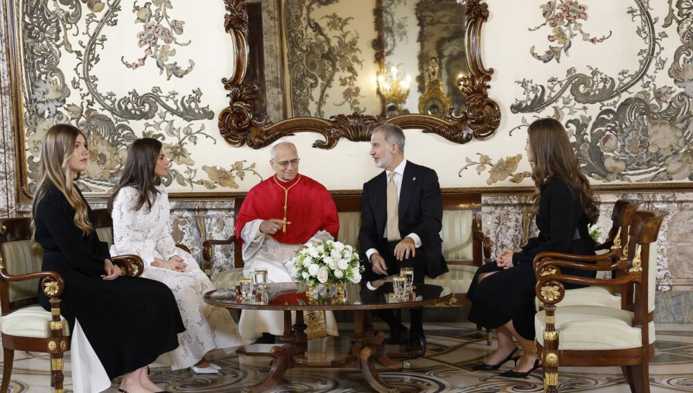 Encuentro de la familia real con el Papa