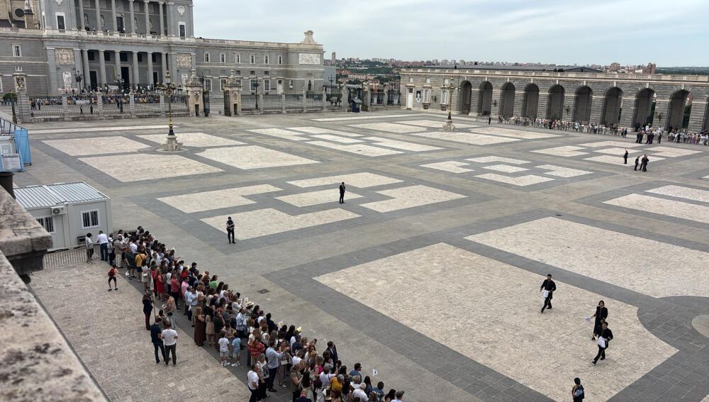 Vista del patio del Palacio Real