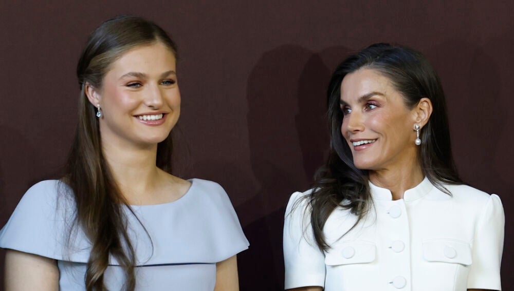 La reina Letizia y la princesa Leonor