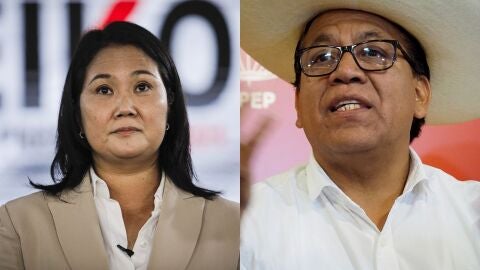 Keiko Fujimori y Roberto S&aacute;nchez