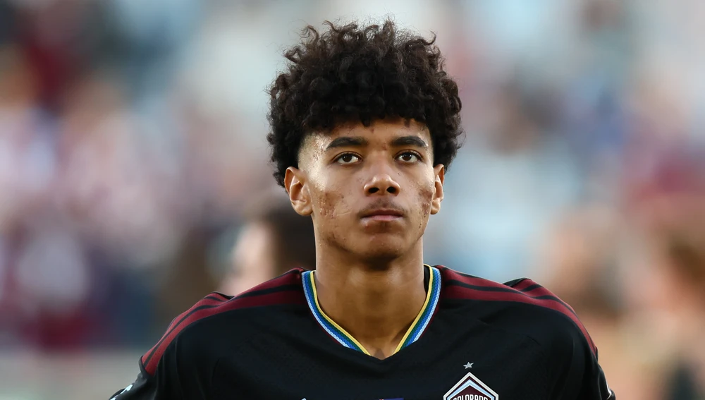 Lucas Herrington en un partido con el Colorado Rapids Lucas Herrington en un partido con el Colorado Rapids
