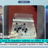 Gonzalo Bernardos cree que Zapatero "no va a caer por un delito fiscal": "Puede decir que ha heredado las joyas"