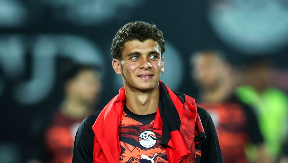 El delantero del FC Barcelona Atlétic, Hamza Abdelkarim