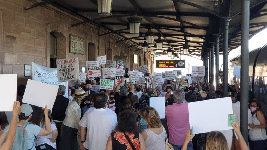 Teruel saldrá a la calle para reclamar avances en el tren Teruel saldrá a la calle para reclamar avances en el tren