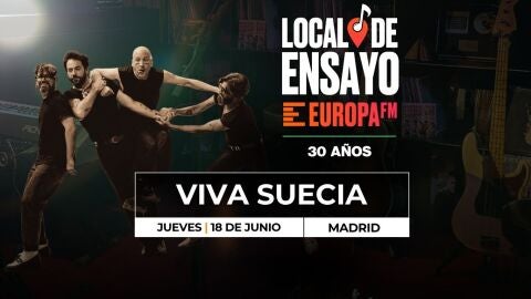 Viva Suecia, nuevo artista en Local de Ensayo Europa FM