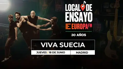Viva Suecia, nuevo artista en Local de Ensayo Europa FM Viva Suecia, nuevo artista en Local de Ensayo Europa FM