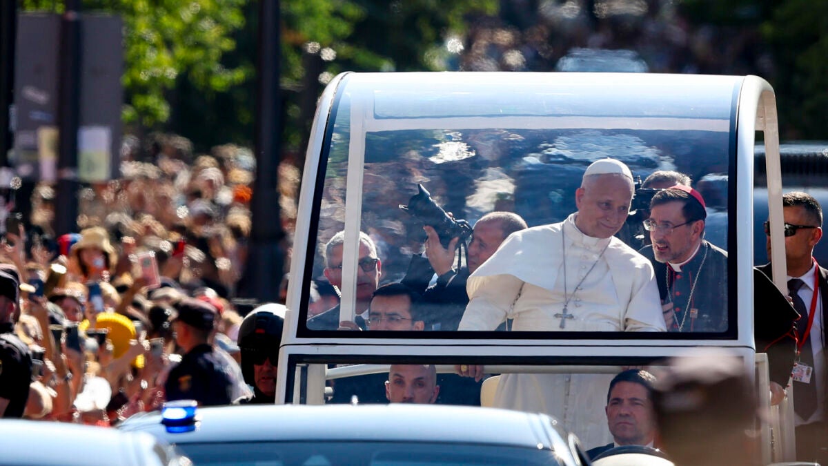Última hora de la visita del papa a España, en dir