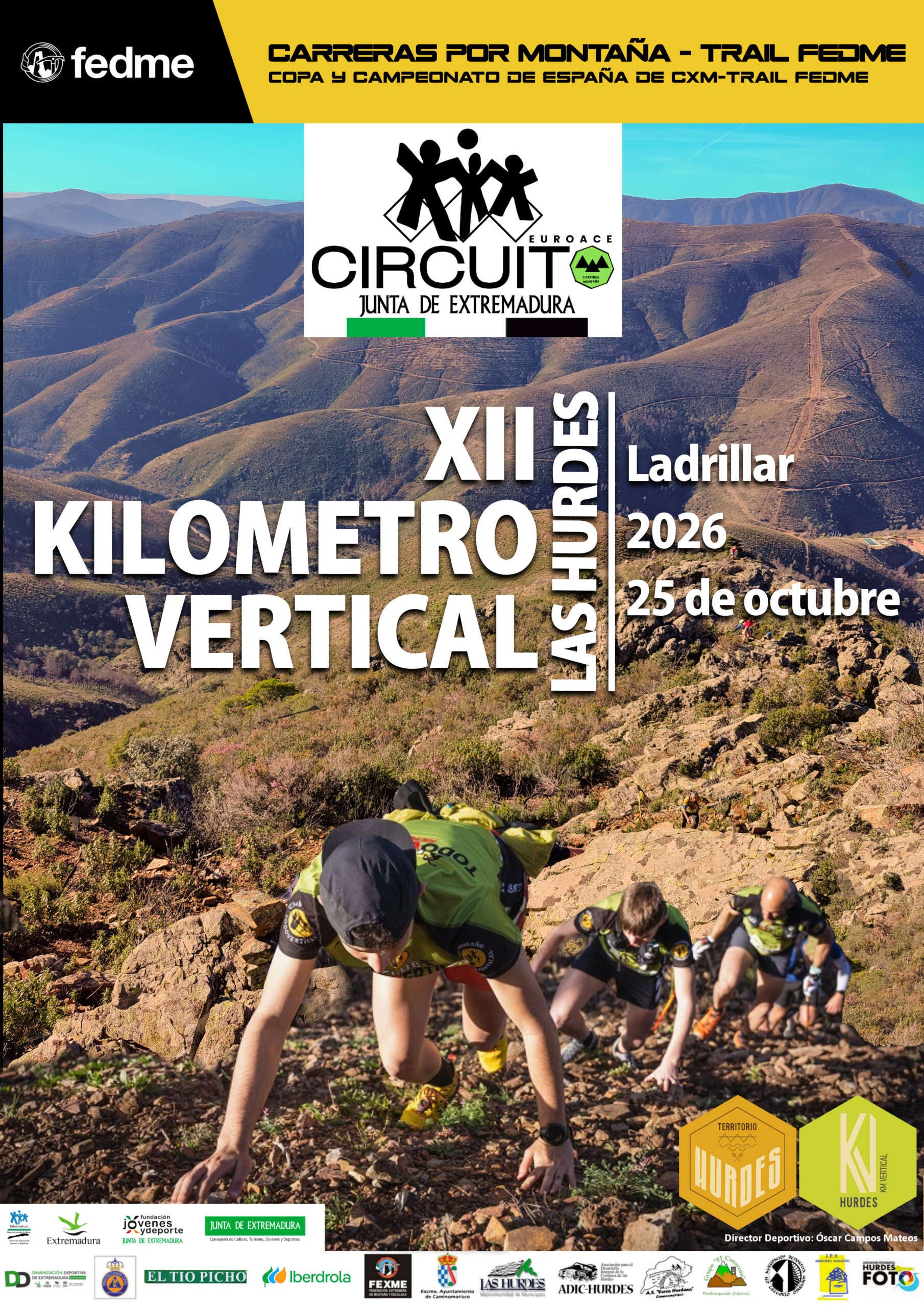 Ladrillar recibirá el Campeonato de España de Kilómetro Vertical por Clubes y la prueba final de la Copa de España Ladrillar recibirá el Campeonato de España de Kilómetro Vertical por Clubes y la prueba final de la Copa de España