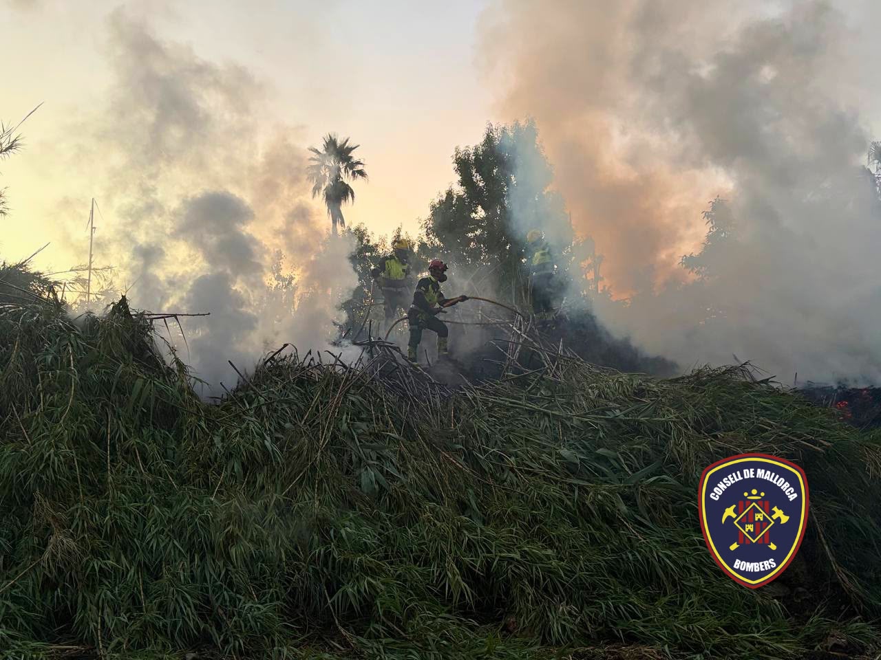 Extinguido el incendio agrícola declarado en Sóller Extinguido el incendio agrícola declarado en Sóller