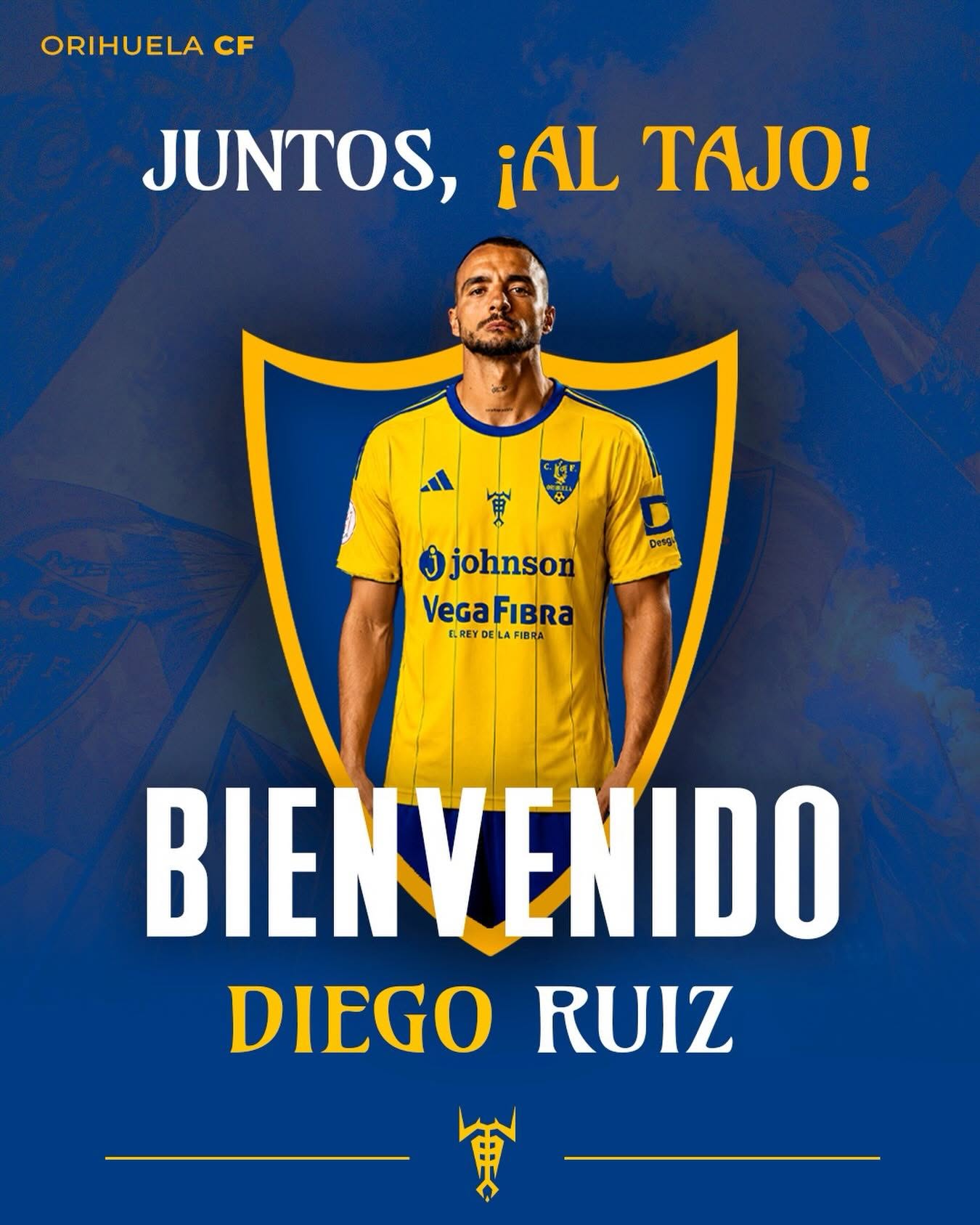 El defensa central aguileño Diego Ruiz, primer fichaje de la era René Martínez en el Orihuela CF El defensa central aguileño Diego Ruiz, primer fichaje de la era René Martínez en el Orihuela CF