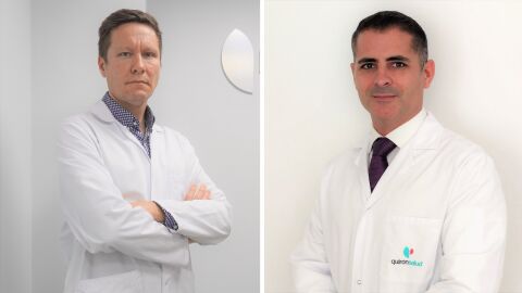 Dr Jos&eacute; Ram&oacute;n Olalla (izda) y Dr. Cristobal Moreno