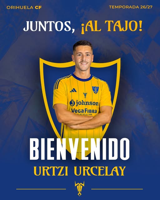 Urtzi Urcelay refuerza el centro del campo del Orihuela CF y el SC Torrevieja renueva a Diego Piquero Urtzi Urcelay refuerza el centro del campo del Orihuela CF y el SC Torrevieja renueva a Diego Piquero