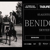 El grupo Taburete se suma a la programación del SkyFest y actuará en Benidorm el 5 de agosto