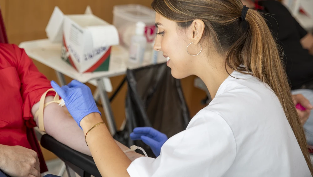Imagen de la donación de sangre llevada a cabo en el Consell d'Eivissa este 10 de junio Imagen de la donación de sangre llevada a cabo en el Consell d'Eivissa este 10 de junio
