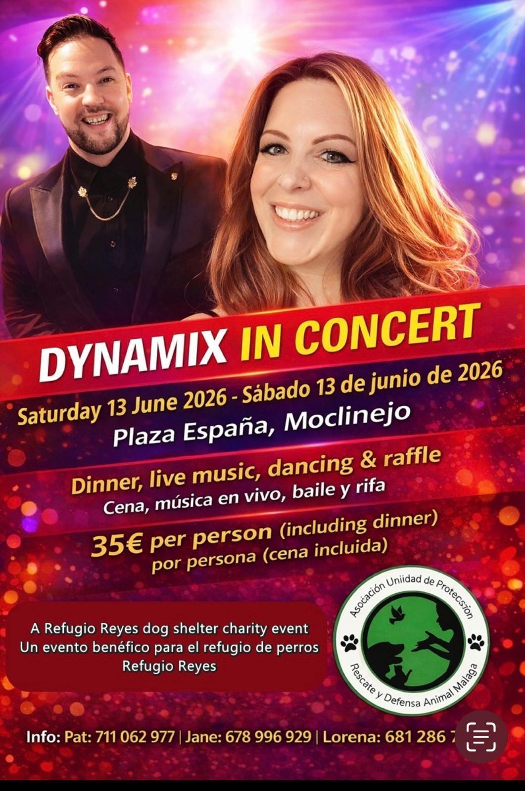 Moclinejo celebra el próximo 13 de junio la VI Cena Benéfica de UPRA Málaga en favor de los animales rescatados Moclinejo celebra el próximo 13 de junio la VI Cena Benéfica de UPRA Málaga en favor de los animales rescatados