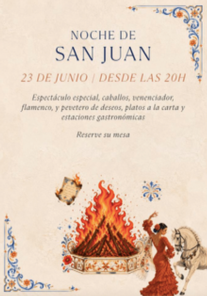Noche de San Juan en La Zambra: música, fuego y tradición para dar la bienvenida al verano Noche de San Juan en La Zambra: música, fuego y tradición para dar la bienvenida al verano