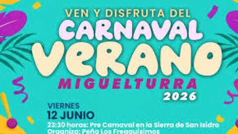 Carnaval de verano 2026