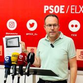 Héctor Díez, portavoz del PSOE en el Ayuntamiento de Elche.