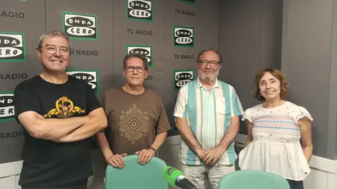 Juan Villalba, Gonzalo Montón, Serfaín Aldecoa y Beatriz Ezquerra tertulia