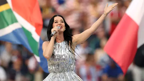 Katy Perry en la ceremonia de inauguración del Mundial 2026 en Estados Unidos Katy Perry en la ceremonia de inauguración del Mundial 2026 en Estados Unidos