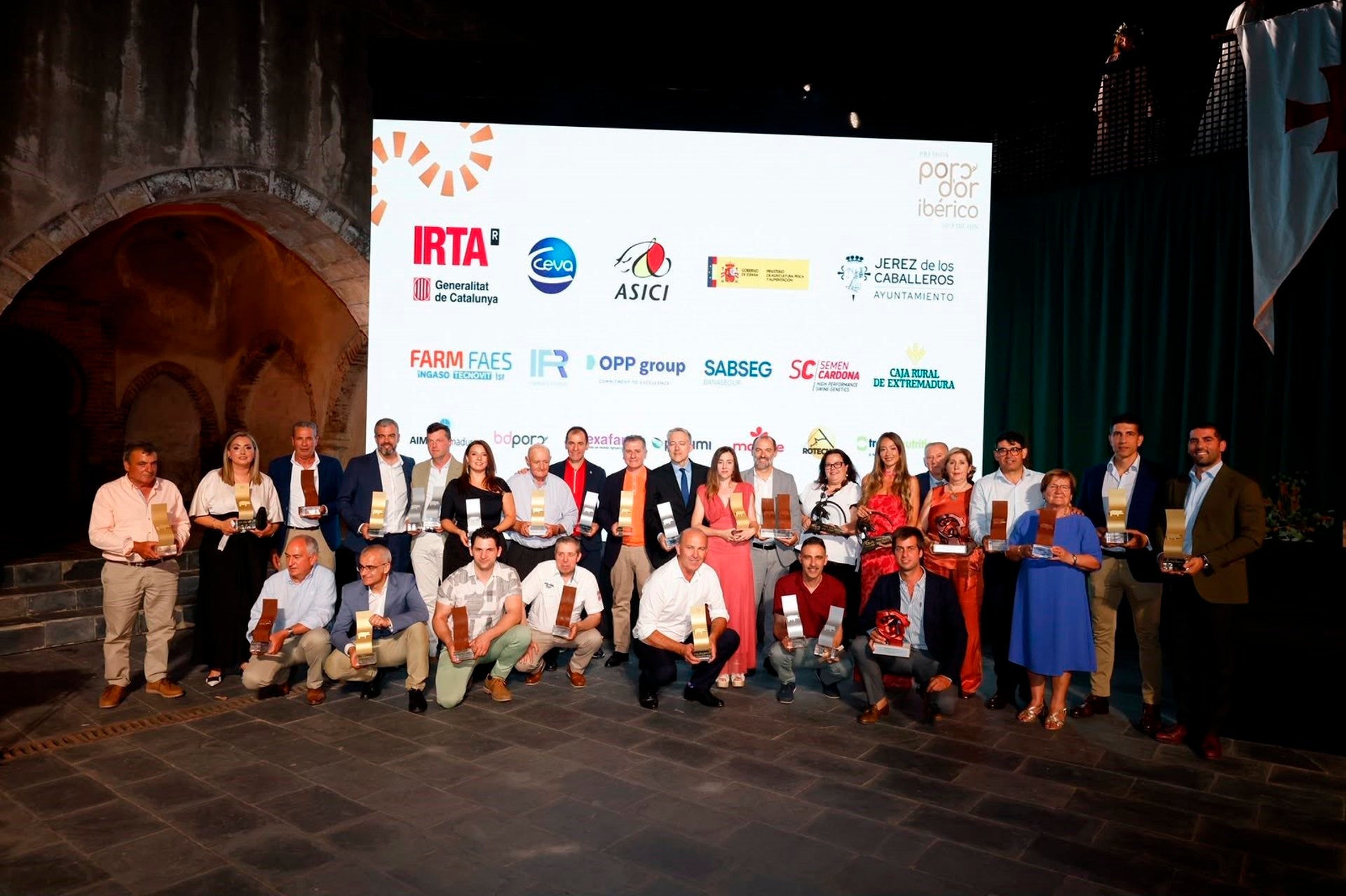 La décima edición de los Premios Porc d'Or Ibérico reúne a más de 450 profesionales en Jerez de los Caballeros La décima edición de los Premios Porc d'Or Ibérico reúne a más de 450 profesionales en Jerez de los Caballeros