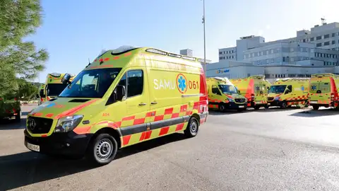 Ambulancias del SAMU 061 en Mallorca Ambulancias del SAMU 061 en Mallorca