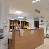 Interior de la 4ª planta del Hospital de Barbastro, donde se van a realizar trabajos de mantenimiento este verano.