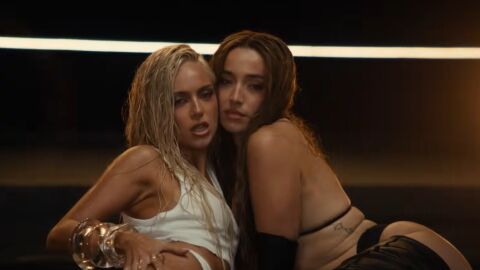 Ana Mena y Lola &Iacute;ndigo en el videoclip de 'pa ti toa <3'