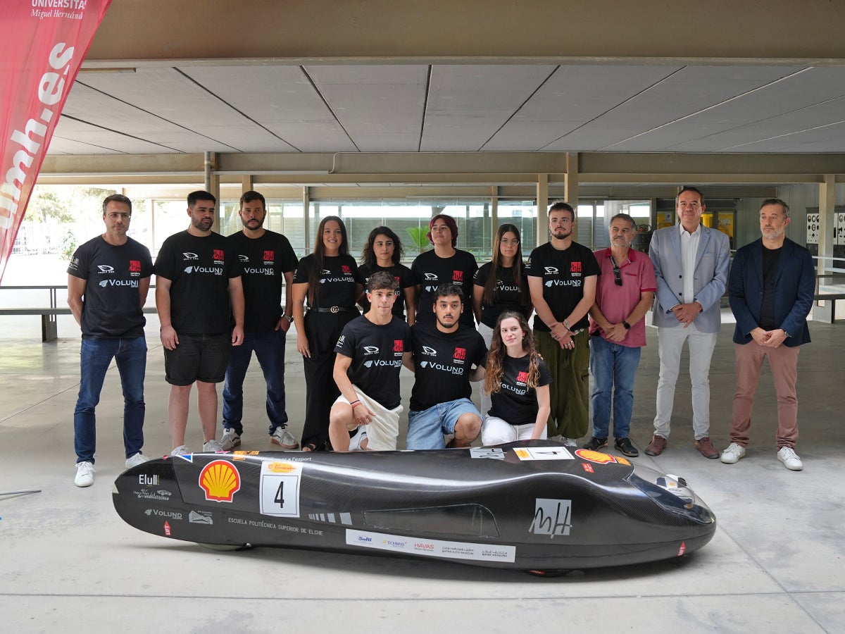 La UMH de Elche viaja a la Shell Eco-Marathon Europe and África 2026 con un objetivo: superar el tercer puesto logrado el pasado año La UMH de Elche viaja a la Shell Eco-Marathon Europe and África 2026 con un objetivo: superar el tercer puesto logrado el pasado año