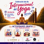 Mérida se prepara para celebrar el Día Internacional del Yoga con una jornada de encuentro y bienestar