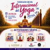 Mérida se prepara para celebrar el Día Internacional del Yoga con una jornada de encuentro y bienestar Mérida se prepara para celebrar el Día Internacional del Yoga con una jornada de encuentro y bienestar