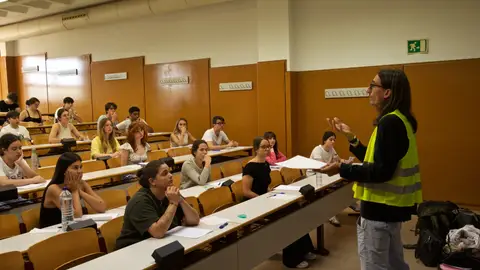 Alumnos durante la PAU de este año Alumnos durante la PAU de este año