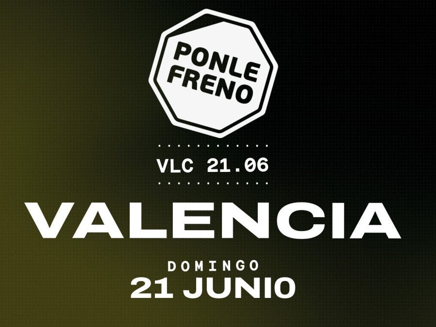Valencia acoge este fin de semana la 18 Edición de la carrera Ponle Freno Valencia acoge este fin de semana la 18 Edición de la carrera Ponle Freno