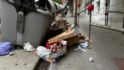 Contenedores de basuras en Santander