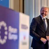 Azcón ha intervenido en un desayuno informativo organizado por Fórum Europa