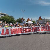 Imagen de la manifestación del 24 de mayo de 2026 a favor de regular el acceso a la vivienda.