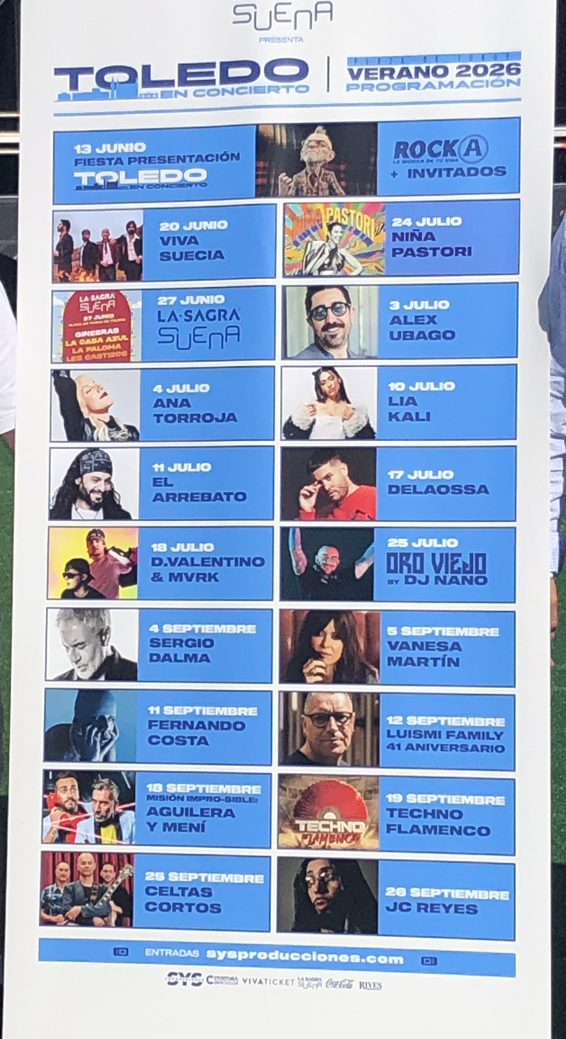 'Toledo en concierto 2026' presenta 18 conciertos en la Plaza de Toros 'Toledo en concierto 2026' presenta 18 conciertos en la Plaza de Toros