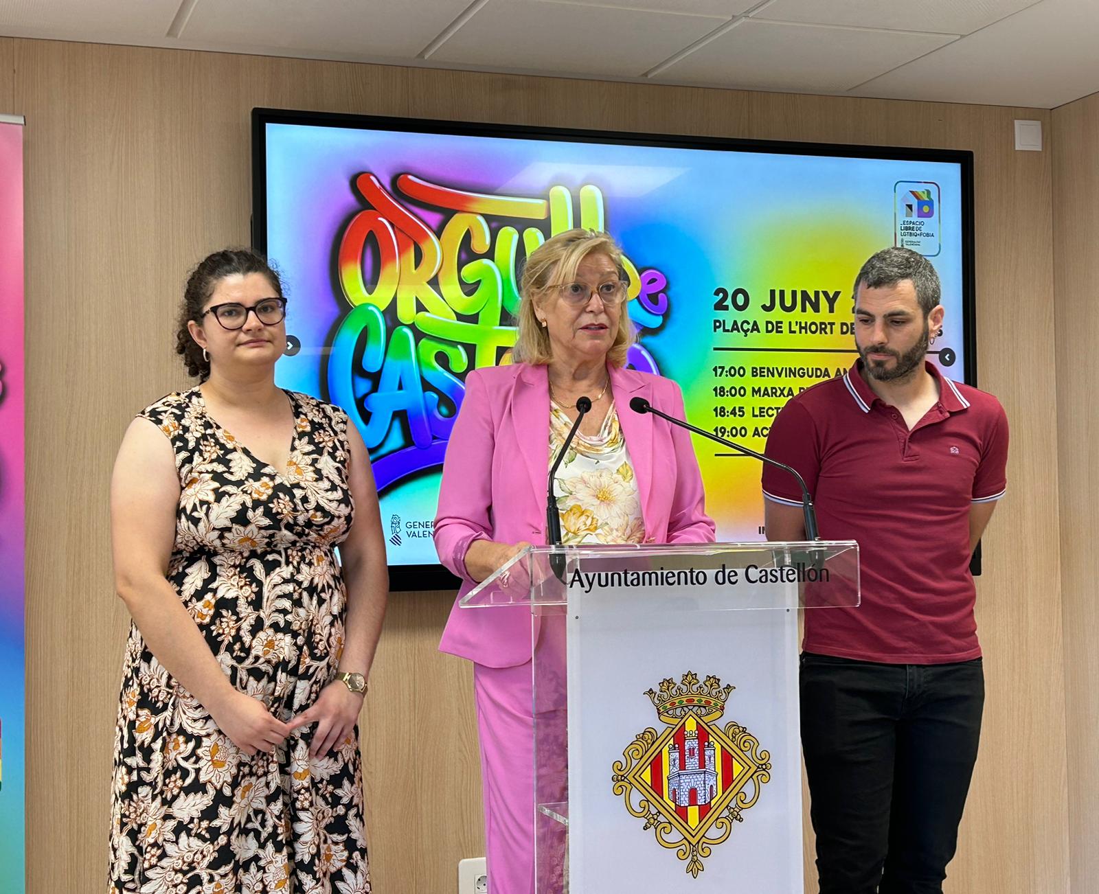 Castelló adelanta al 20 de junio la celebración del Orgullo LGTBI+ para darle protagonismo propio Castelló adelanta al 20 de junio la celebración del Orgullo LGTBI+ para darle protagonismo propio