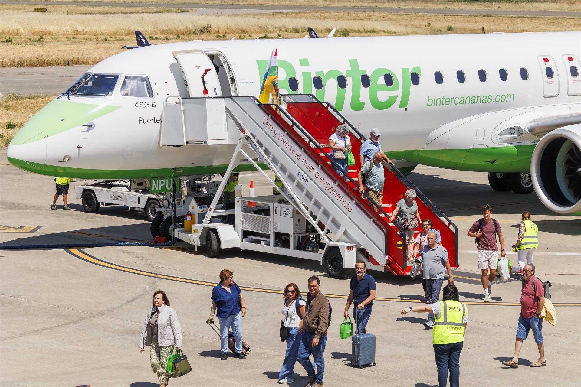 Despega con éxito la ruta aérea entre Gran Canaria y La Rioja Despega con éxito la ruta aérea entre Gran Canaria y La Rioja