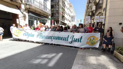 La Plataforma se ha concentrado frente a Les Corts. La Plataforma se ha concentrado frente a Les Corts.