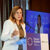 La alcaldesa de València, María José Catalá, interviene en el Fórum Europa Tribuna Mediterránea.
