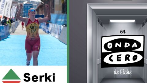 María Fuerte entra a meta en el Campeonato de Europa de paratriatlón. María Fuerte entra a meta en el Campeonato de Europa de paratriatlón.