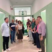 Visita institucional al CEIP Canales y Martínez una vez concluida su reforma integral