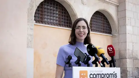 Esther Díez, portavoz municipal de Compromís per Elx. Esther Díez, portavoz municipal de Compromís per Elx.