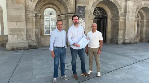 Antonio Ameijide, Demetrio Salgueiro y José Ángel Santos onda cero