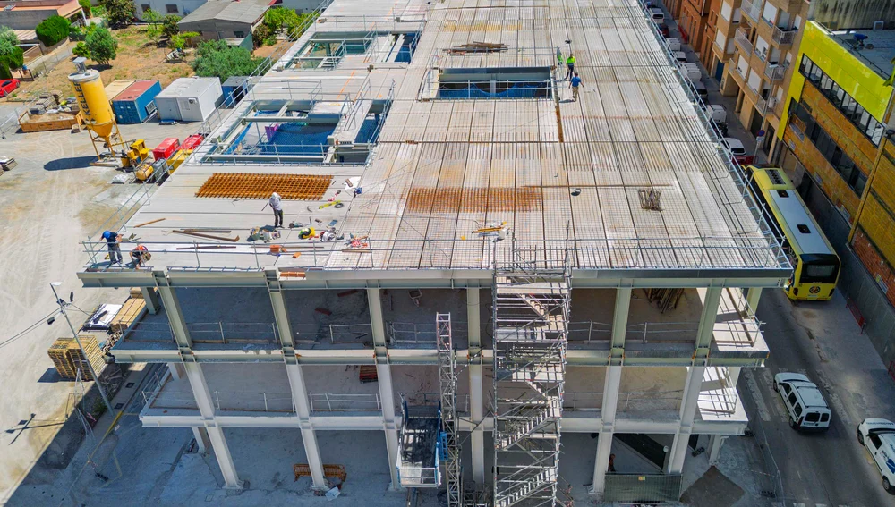 Obras del nuevo edificio del Villarreal CF Obras del nuevo edificio del Villarreal CF