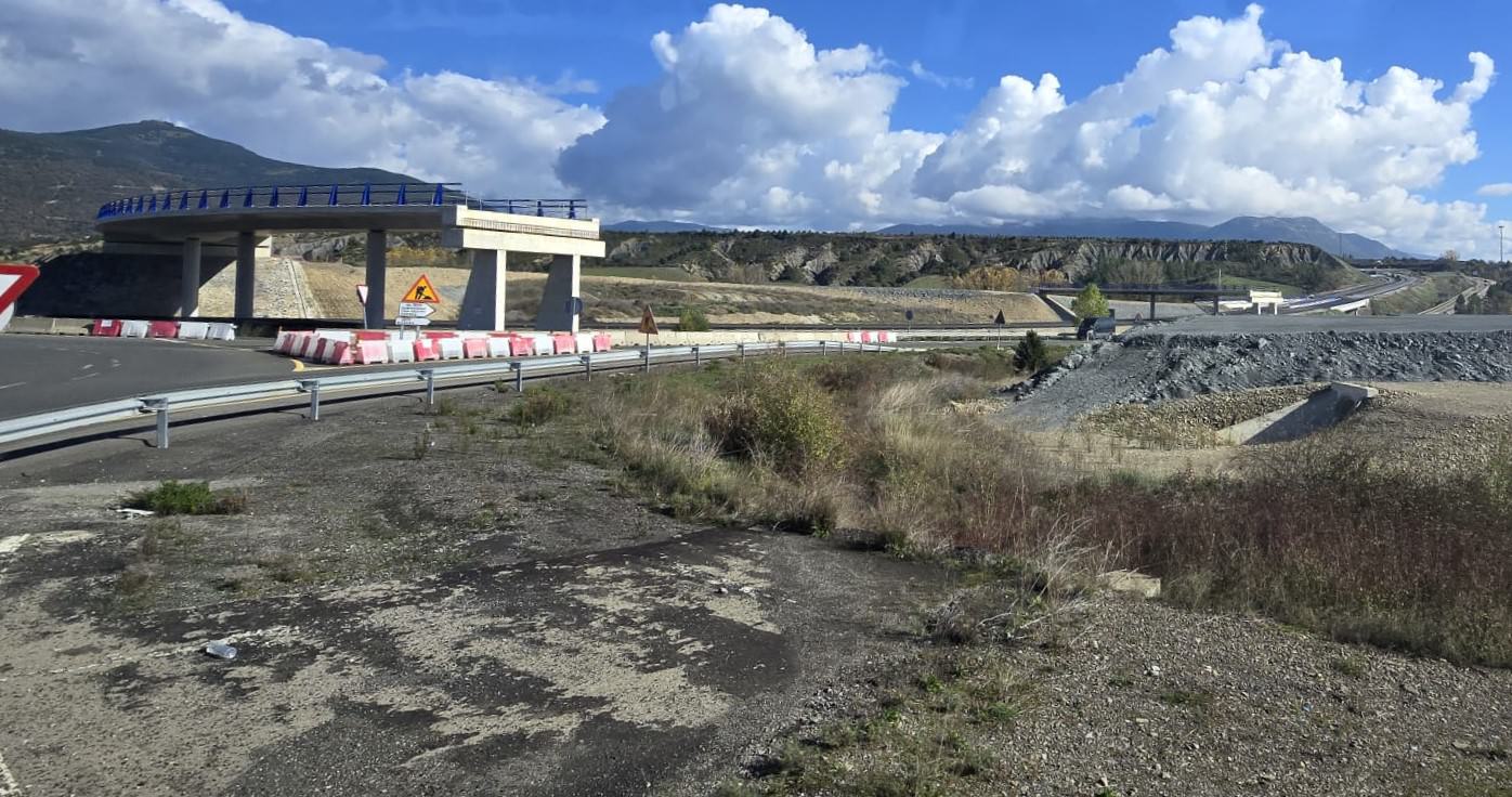 Exigen la reanudación de las obras de la variante de Sabiñánigo Exigen la reanudación de las obras de la variante de Sabiñánigo