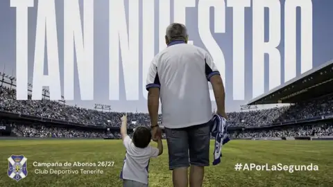El CD Tenerife lanza su campaña de abonos: "Tan Nuestro" El CD Tenerife lanza su campaña de abonos: "Tan Nuestro"
